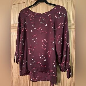 Papermoon Blouse with Tie Sleeves